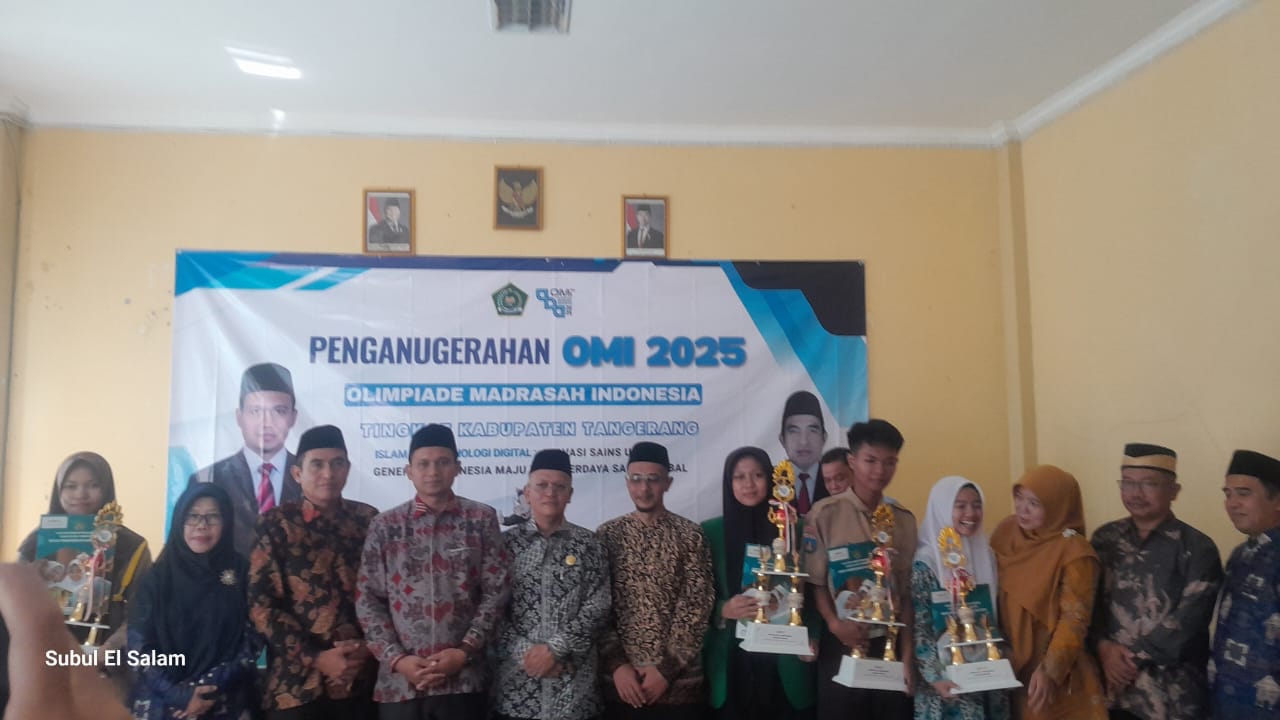 Juara 1 Olimpiade Madrasah Indonesia